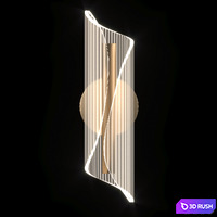 Wall lamp LICAN Nordic Gold 3D Model Corona