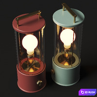 West Elm Tala x Farrow &amp; Ball The Muse Portable Table Lamp 3D Model Vray, Corona