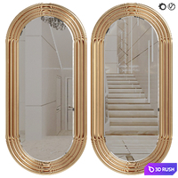 Newton Mirror Boca Do Lobo 3D Model Vray, Corona