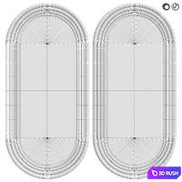 Newton Mirror Boca Do Lobo 3D Model Vray, Corona