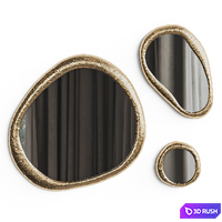 Abstract mirror Halo by Boca do lobo 3D Model Vray, Corona