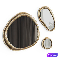 Abstract mirror Halo by Boca do lobo 3D Model Vray, Corona