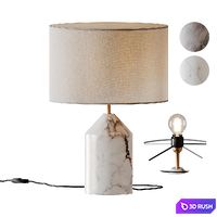 Josef Table Lamp Simone&amp;Marcel 3D Model Vray, Corona