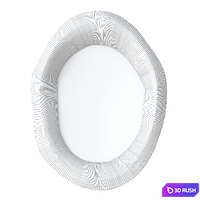 RAVENNA MIRROR WHITEWASH 3D Model Corona