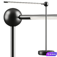 Accento Pivo T Adjustable Table Lamp 3D Model Vray, Corona