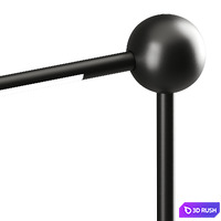 Accento Pivo T Adjustable Table Lamp 3D Model Vray, Corona