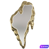 Crete luxury art design Melted Mirror Vertical 3D Model Vray, Corona