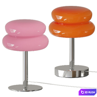 Glossy Macaron Table Lamp 3D Model Corona