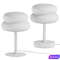 Glossy Macaron Table Lamp 3D Model Corona