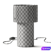 Hubsch Revolve Table Lamp 3D Model Vray, Corona