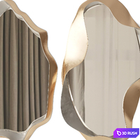 John Richard Mirrors 3D Model Vray, Corona