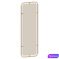 Nimbus Mirror Rectangular 3D Model Corona