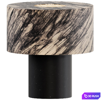 Biso Table Lamp By Gilles Caffier 3D Model Corona