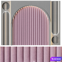 Wall panel 22 3D Model Corona