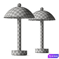 In Common With Dune Table Lamp 3D Model Vray, Corona