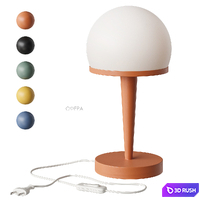 Sphere Table lamp 3D Model Vray, Corona