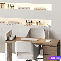 Manicure salon 2 3D Model Vray, Corona