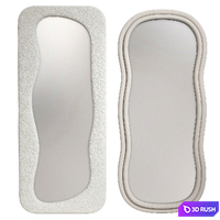 Full body mirror 3 3D Model Vray, Corona