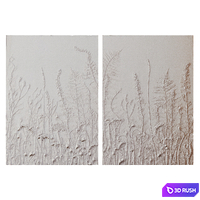 Decorative gypsum panel 9 3D Model Corona