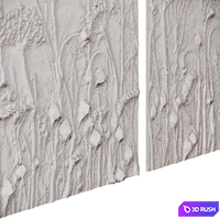 Decorative gypsum panel 9 3D Model Corona