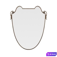 Gio Ponti vintage mirror 3D Model Corona