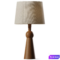 Bella Skirt Lamp 3D Model Corona