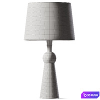 Bella Skirt Lamp 3D Model Corona
