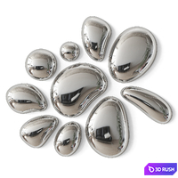 Abstract mirror drops by Fuoriluogo 3D Model Vray, Corona