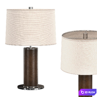 Beckford Leather Table Lamp 3D Model Vray, Corona