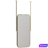 Mirror on the bar 3D Model Vray, Corona