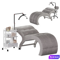 Lashes couch 3D Model Vray, Corona
