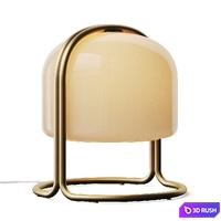West Elm Remy Table Lamp 3D Model Vray, Corona