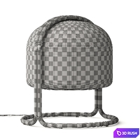 West Elm Remy Table Lamp 3D Model Vray, Corona