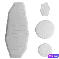 Zieta - Tafla &amp; Oko Mirrors 3D Model Vray, Corona