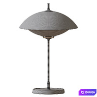 Clam Table Lamp 3D Model Corona