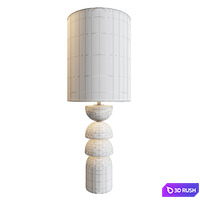 Aska Small Table Lamp 3D Model Vray, Corona