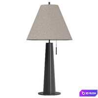 Harold Table Lamp 3D Model Vray, Corona