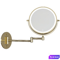 Wall-mounted cosmetic mirror 02 3D Model Vray, Corona