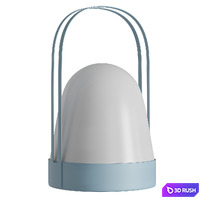 LED TABLE LAMP Misty Blue 3D Model Corona