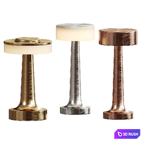 Halo Table Lamp Collection 3D Model Vray, Corona