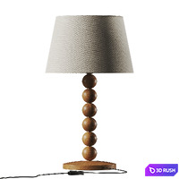 Soho Home Bead Table Lamp 3D Model Vray, Corona