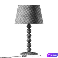 Soho Home Bead Table Lamp 3D Model Vray, Corona