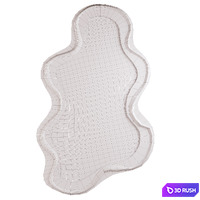 Cloud Shaped Mirror 3D Model Vray, Corona