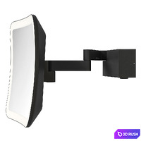 Vanity mirror with lighting Decor Walther Contract 3D Model Vray, Corona