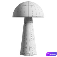 Table Star Sombra 3D Model Vray, Corona