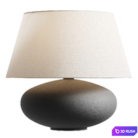 Nessi table lamp 3D Model Vray, Corona