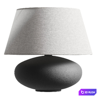 Nessi table lamp 3D Model Vray, Corona