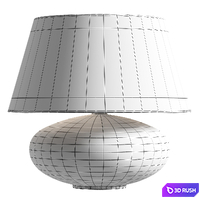Nessi table lamp 3D Model Vray, Corona