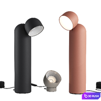 Vibia Solo Table 3D Model Corona