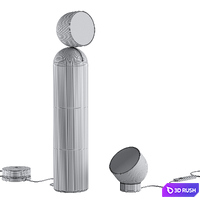 Vibia Solo Table 3D Model Corona
